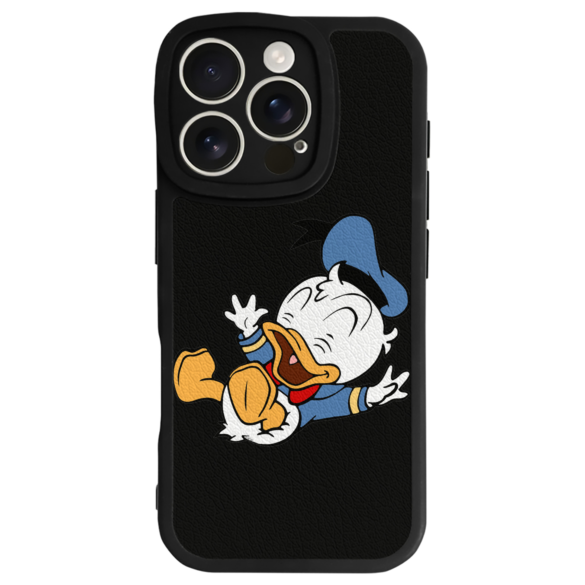 （画像用） ミッキーマウス Mickey Mouse 【iPhone 16シリーズ対応】シリコンスマホケース（レザー調） 材質：シリコン